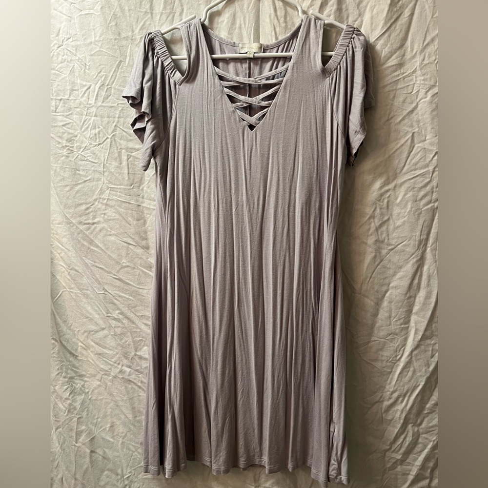 Simply Southern Women’s Gray Sundress